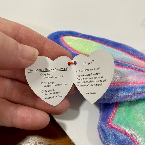Vintage Beanie Baby “Flitter” - Picture 5 of 6